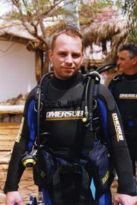 Paul Fulbrook at Red Sea divers doing PADI open water