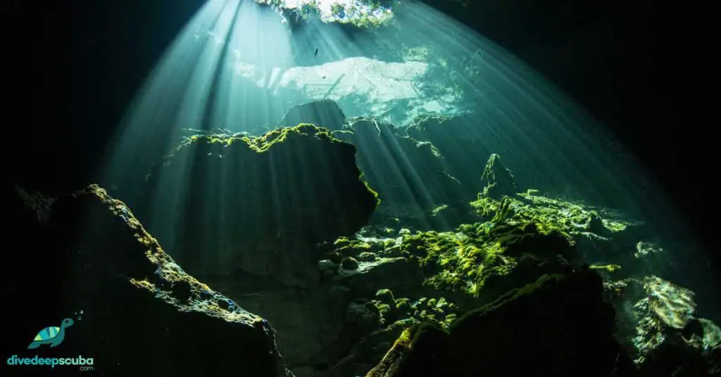 underwater cave 